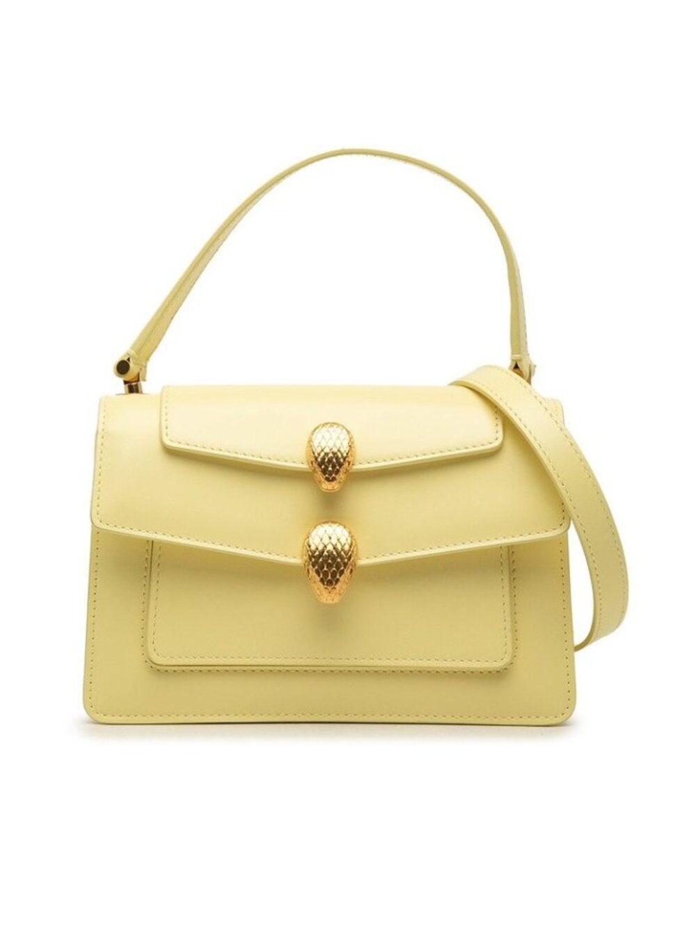 Bvlgari Alexander Wang Serpenti Belt Bag Chain 2-Way Yellow Gold Leather